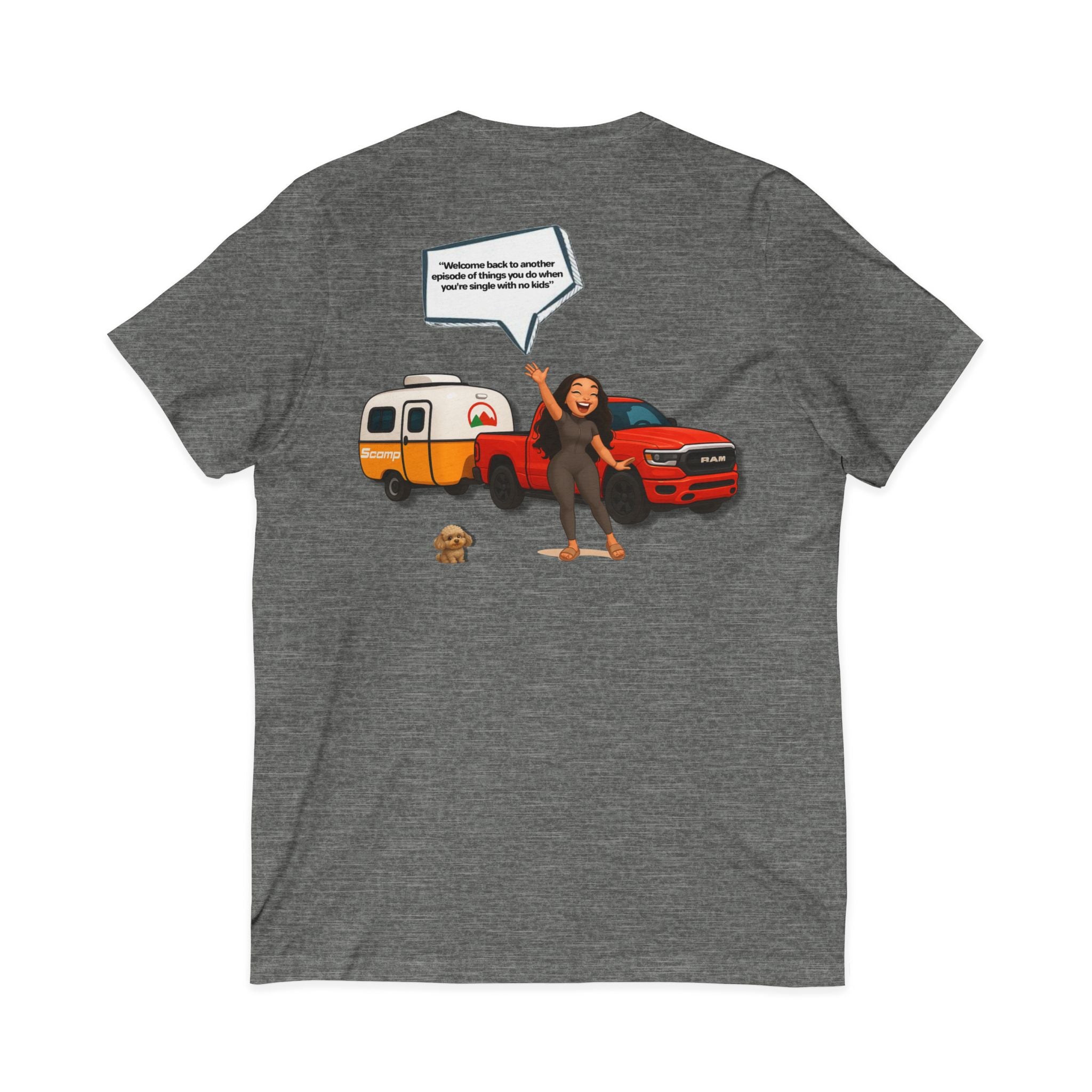 V‑Neck Tee  LinMarie "Y'all hear that?!"