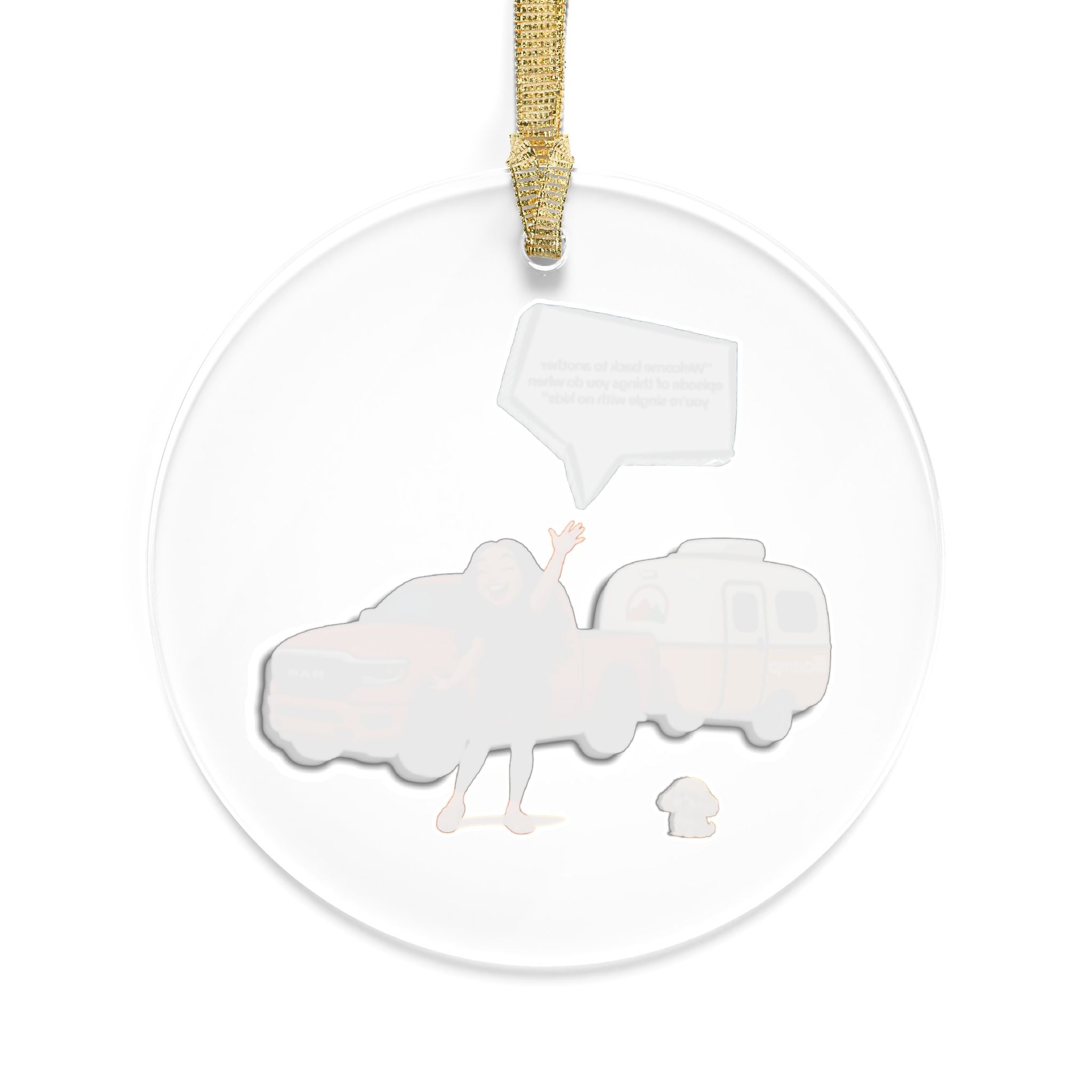 Acrylic Ornament — LinMarie "Y'all hear that?!"
