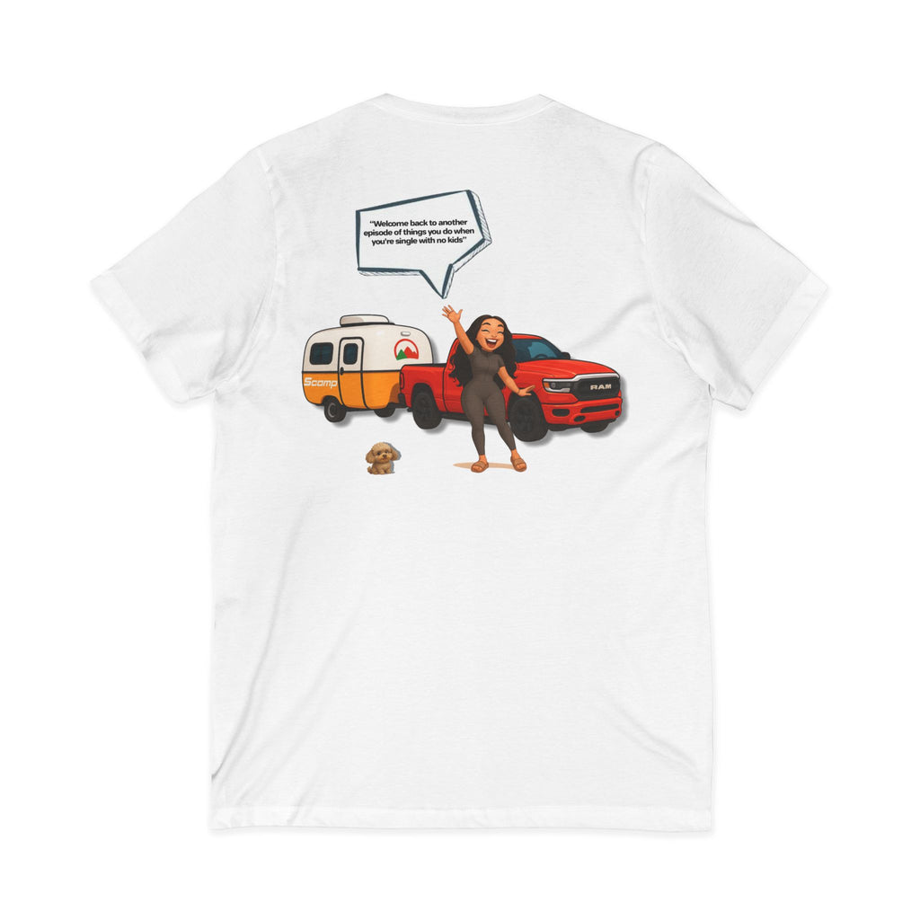 V‑Neck Tee  LinMarie "Y'all hear that?!"